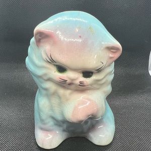 🎉Vintage Pastel Kitten Planter